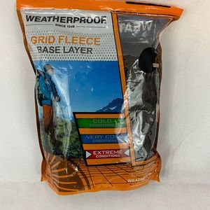 weatherproof grid fleece base layer